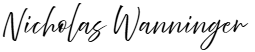 Nicholas Wanninger signature